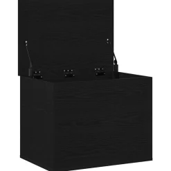 vidaXL Caja de Almacenamiento 60 x 42 x 46 cm Roble negro Discount