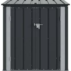 vidaXL Jardín-Caja de Almacenamiento para Jardín Negro 101,5 x 107 x 100 cm