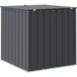 vidaXL Jardín-Caja de Almacenamiento para Jardín Negro 101,5 x 107 x 100 cm