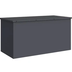 vidaXL Caja de Almacenamiento Exterior 100 x 50,5 x 50 cm Antracita Clearance
