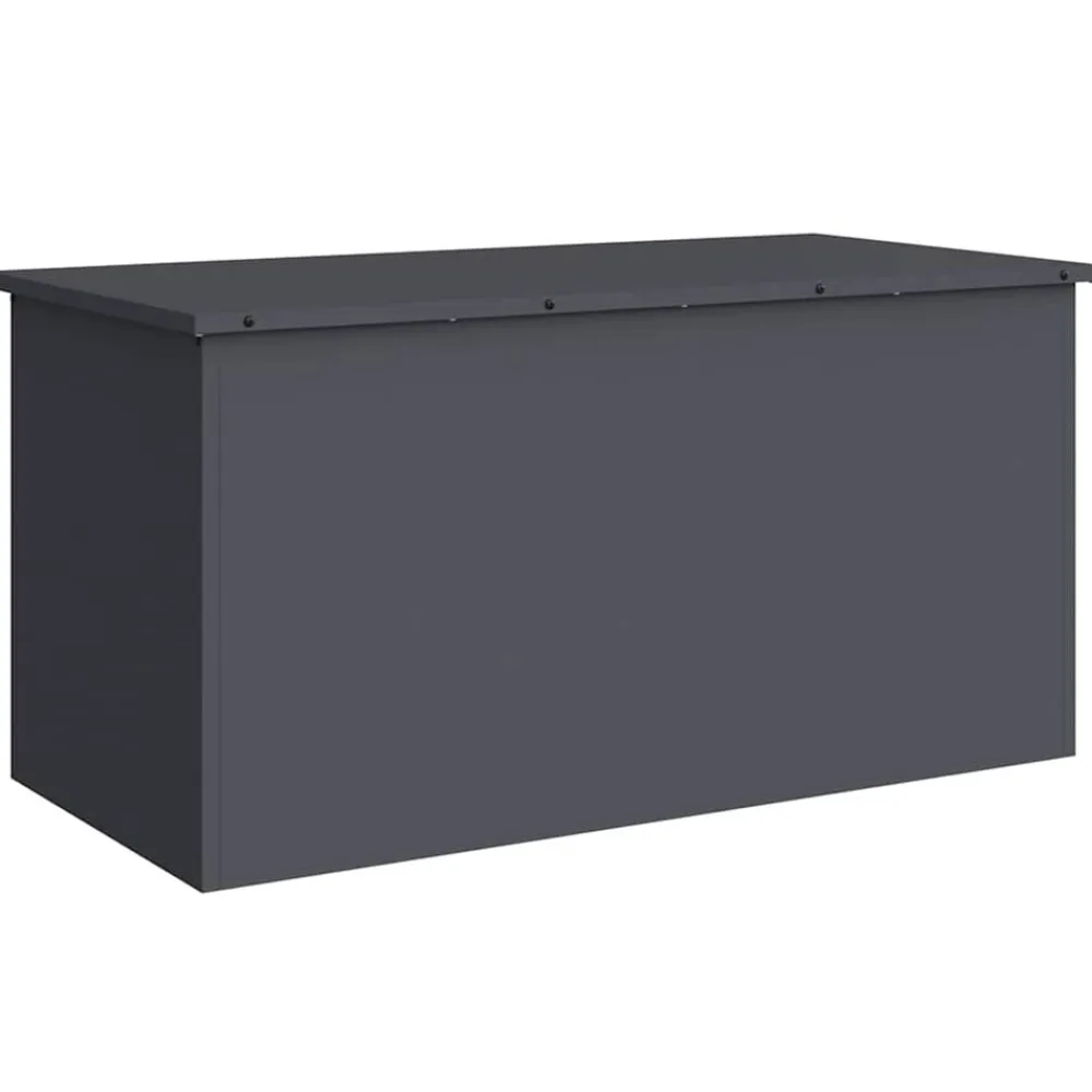 vidaXL Caja de Almacenamiento Exterior 100 x 50,5 x 50 cm Antracita Clearance
