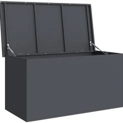 vidaXL Caja de Almacenamiento Exterior 100 x 50,5 x 50 cm Antracita Clearance