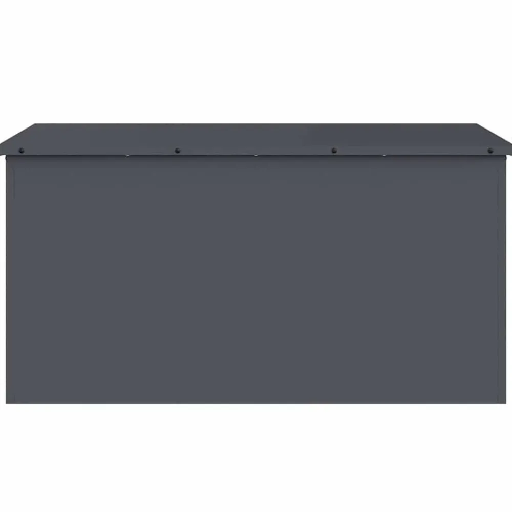 vidaXL Caja de Almacenamiento Exterior 100 x 50,5 x 50 cm Antracita Clearance