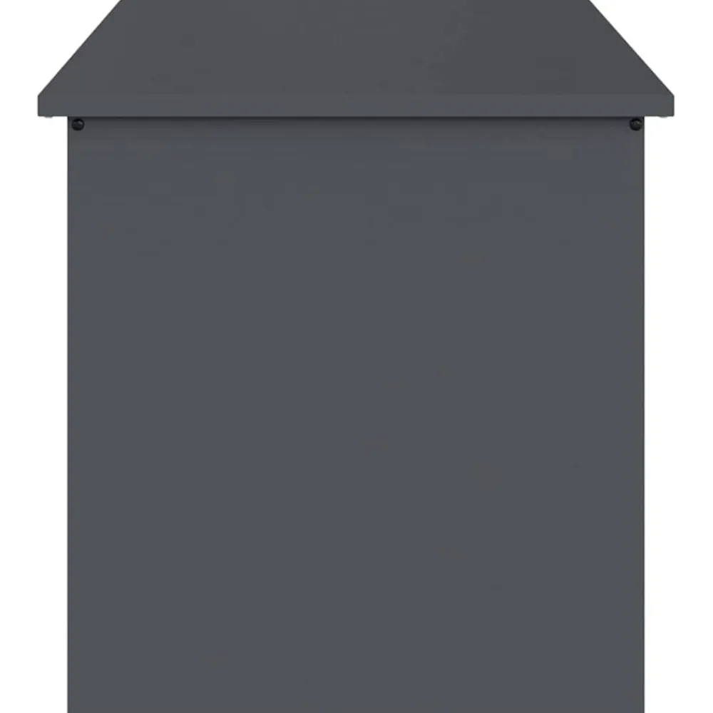 vidaXL Caja de Almacenamiento Exterior 100 x 50,5 x 50 cm Antracita Clearance