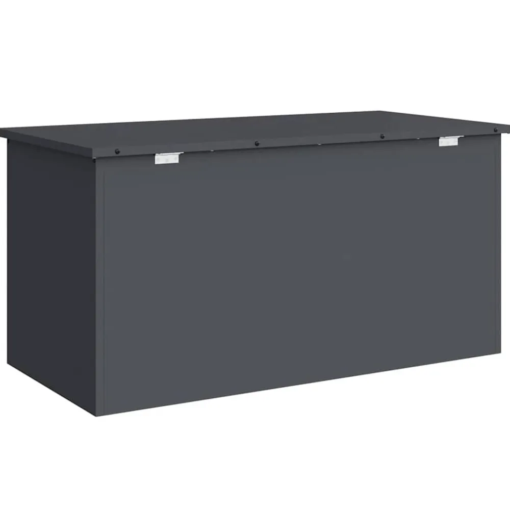 vidaXL Caja de Almacenamiento Exterior 100 x 50,5 x 50 cm Antracita Clearance