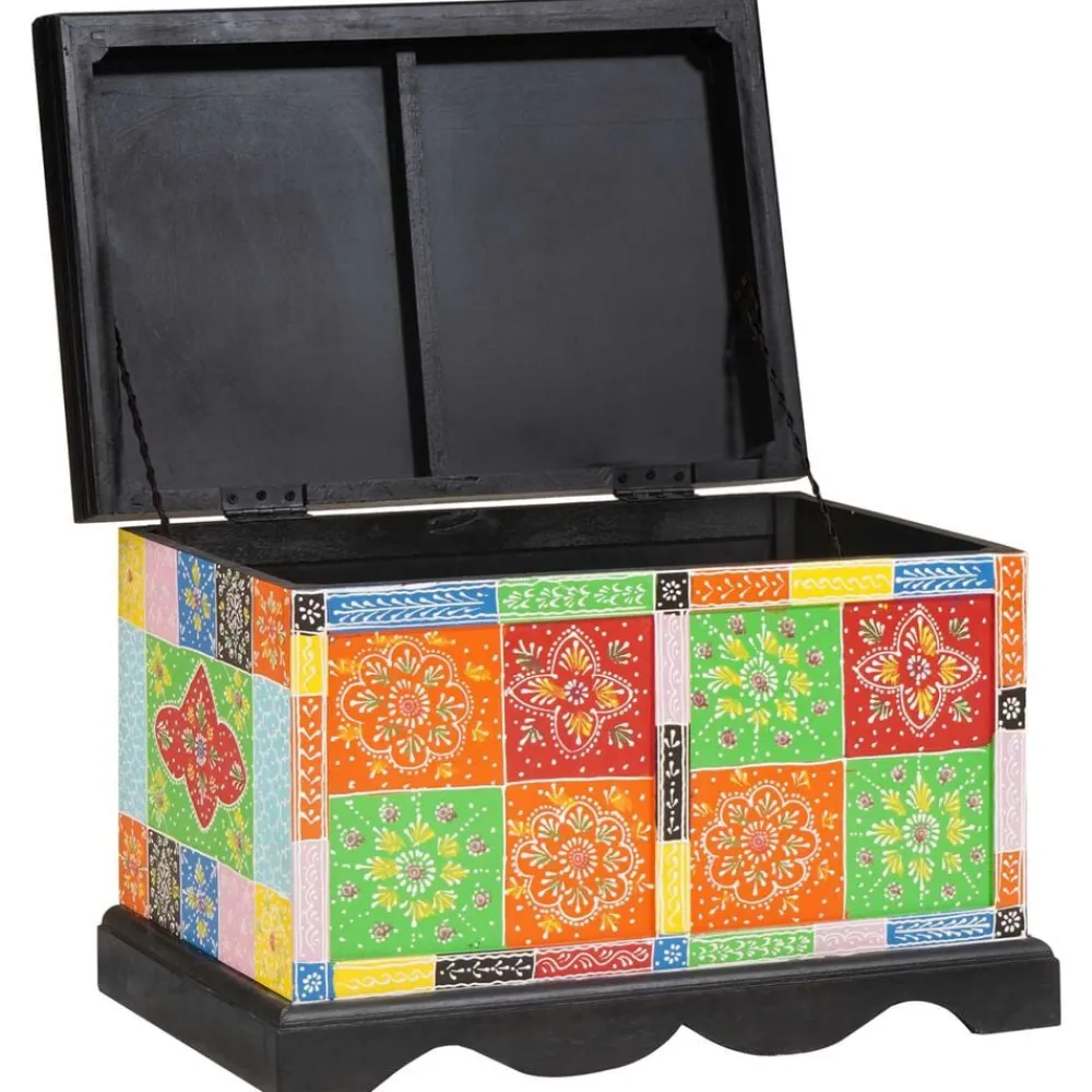 vidaXL Armarios Y Almacenamiento-Caja de Almacenamiento Multicolor 60 x 40 x 40 cm
