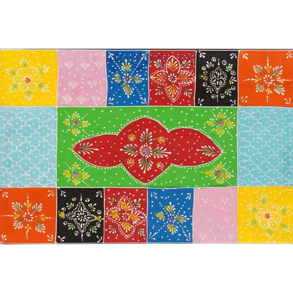 vidaXL Armarios Y Almacenamiento-Caja de Almacenamiento Multicolor 60 x 40 x 40 cm