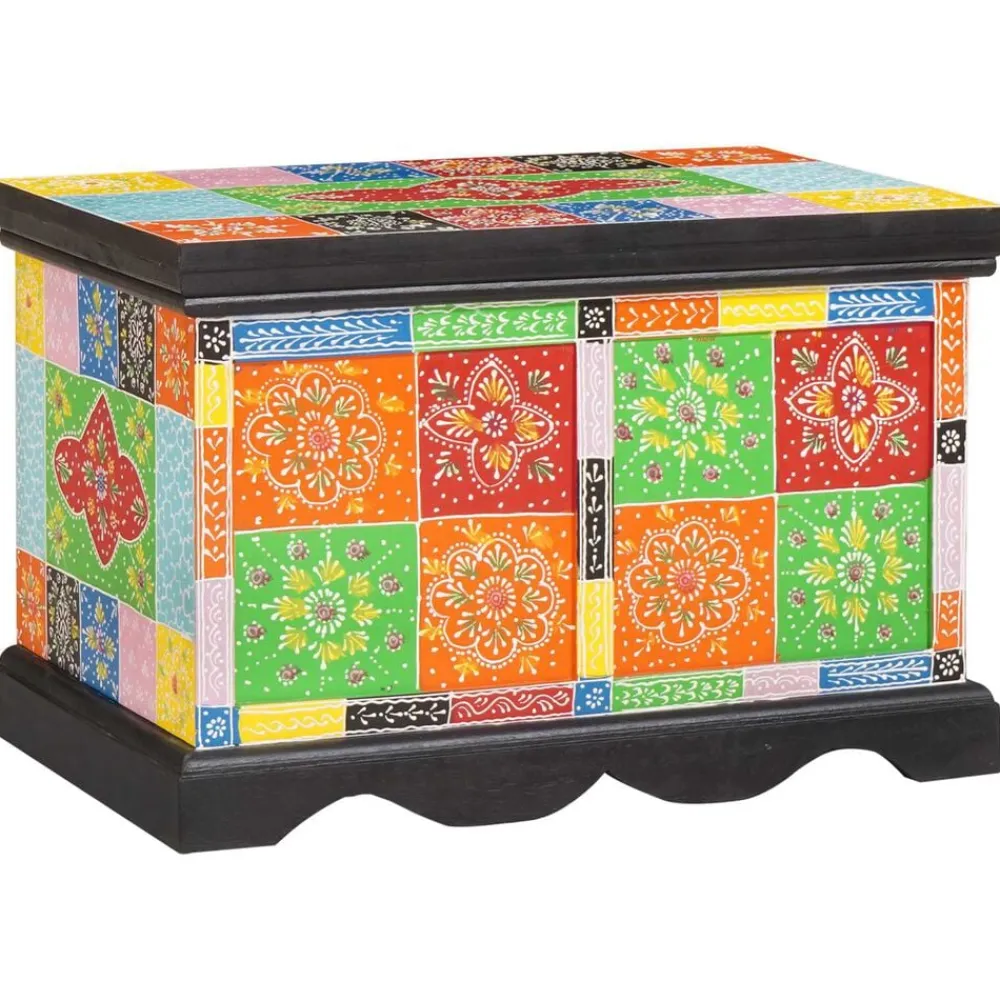 vidaXL Armarios Y Almacenamiento-Caja de Almacenamiento Multicolor 60 x 40 x 40 cm