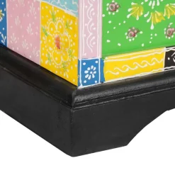 vidaXL Armarios Y Almacenamiento-Caja de Almacenamiento Multicolor 60 x 40 x 40 cm