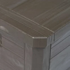 vidaXL Muebles De Jardín-Caja de almacenamiento de jardín 280 L marrón