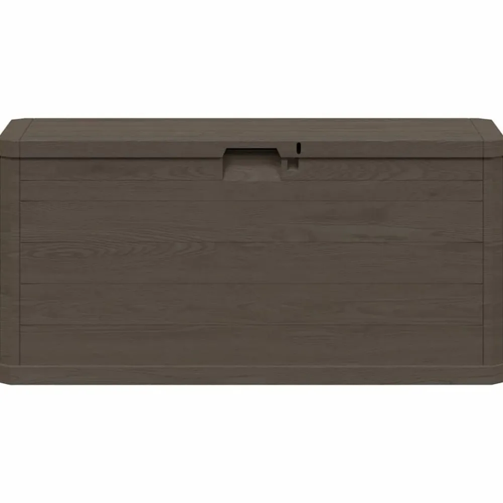 vidaXL Muebles De Jardín-Caja de almacenamiento de jardín 280 L marrón