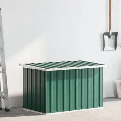 vidaXL Caja de almacenamiento para jardín 109x67x65 cm Verde Sale