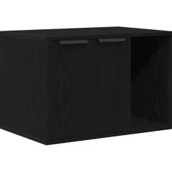 vidaXL Caja de arena para gatos de , 60 x 40 x 40 cm, madera de ingeniería Roble negro Best