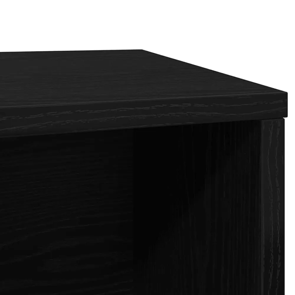 vidaXL Caja de arena para gatos de , 60 x 40 x 40 cm, madera de ingeniería Roble negro Best