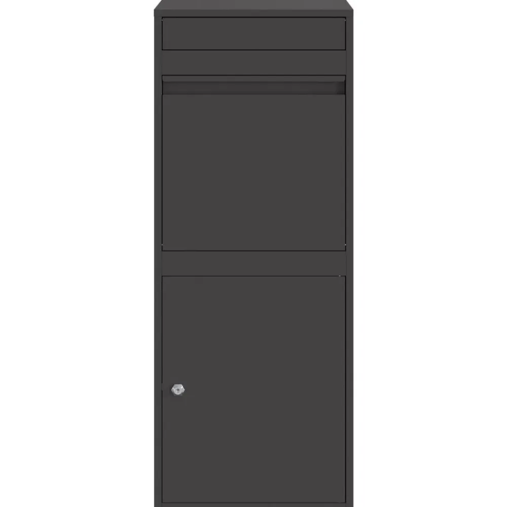 vidaXL Decoración-Caja de entrega de paquetes 41 x 38 x 103 cm Acero