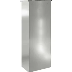 vidaXL Caja de entrega de paquetes Negro 44,5 x 29 x 110,5 cm Acero galvanizado New