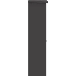 vidaXL Caja de entrega de paquetes 44,5 x 29 x 110,5 cm Acero Negro
