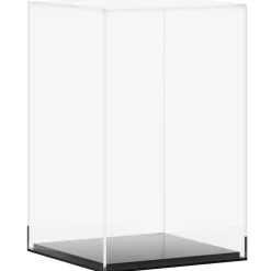 vidaXL Caja de exposición acrílico transparente 14x14x22 cm Clearance