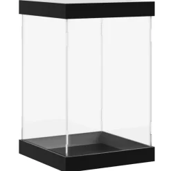 vidaXL Caja de exposición acrílico transparente 14x14x22 cm New