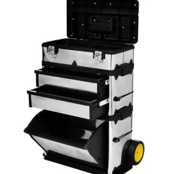 vidaXL Caja de herramientas de 3 partes Sale