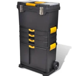 vidaXL Accesorios De Bricolaje-Caja de herramientas carrito portátil