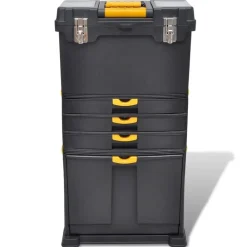 vidaXL Accesorios De Bricolaje-Caja de herramientas carrito portátil