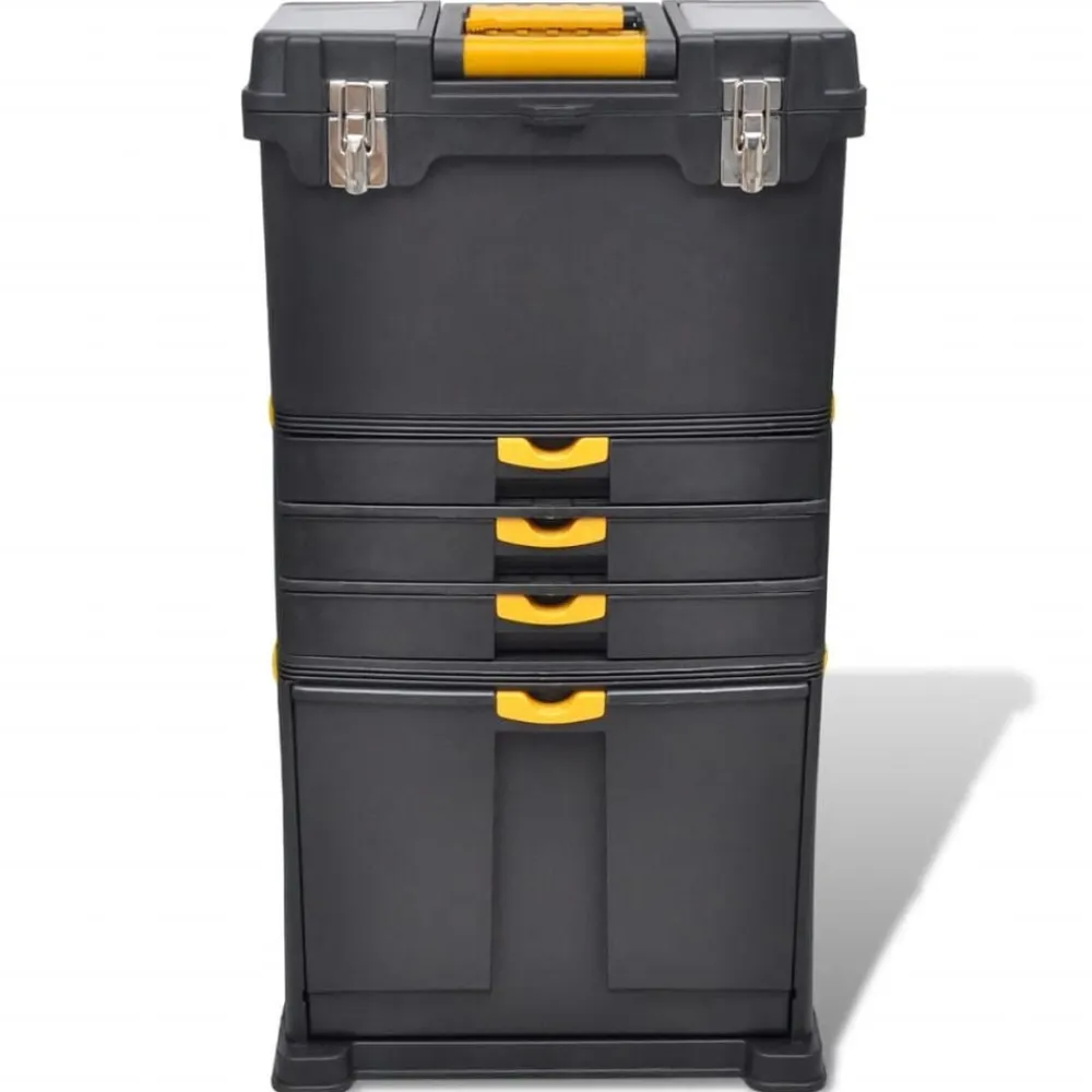 vidaXL Accesorios De Bricolaje-Caja de herramientas carrito portátil