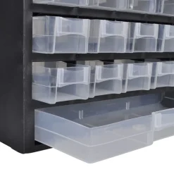 vidaXL Accesorios De Bricolaje-Caja de herramientas armario almacenamiento plástico 41 cajones