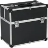 vidaXL Caja de herramientas aluminio negro 38x22,5x34 cm Sale