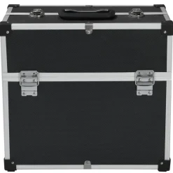 vidaXL Caja de herramientas aluminio negro 38x22,5x34 cm Sale