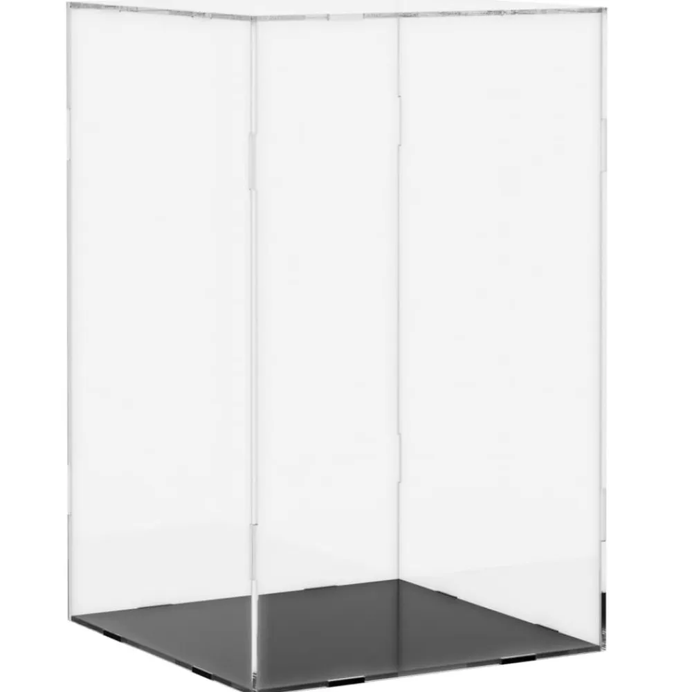 vidaXL Venta Al Por Menor-Caja expositora transparente de acrílico 14x14x22 cm