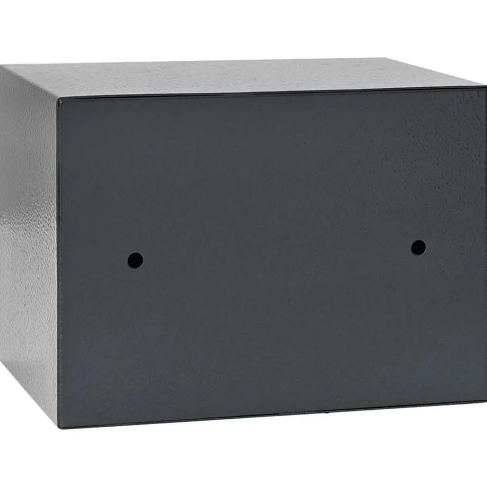vidaXL Caja fuerte digital Gris oscuro 23 x 17 x 17 cm Acero Online