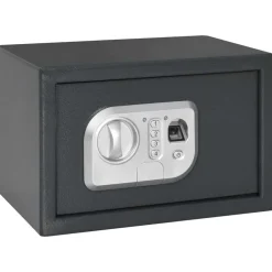 vidaXL Seguridad Empresarial Y Del Hogar-Caja fuerte digital Gris oscuro 31 x 20 x 20 cm Acero
