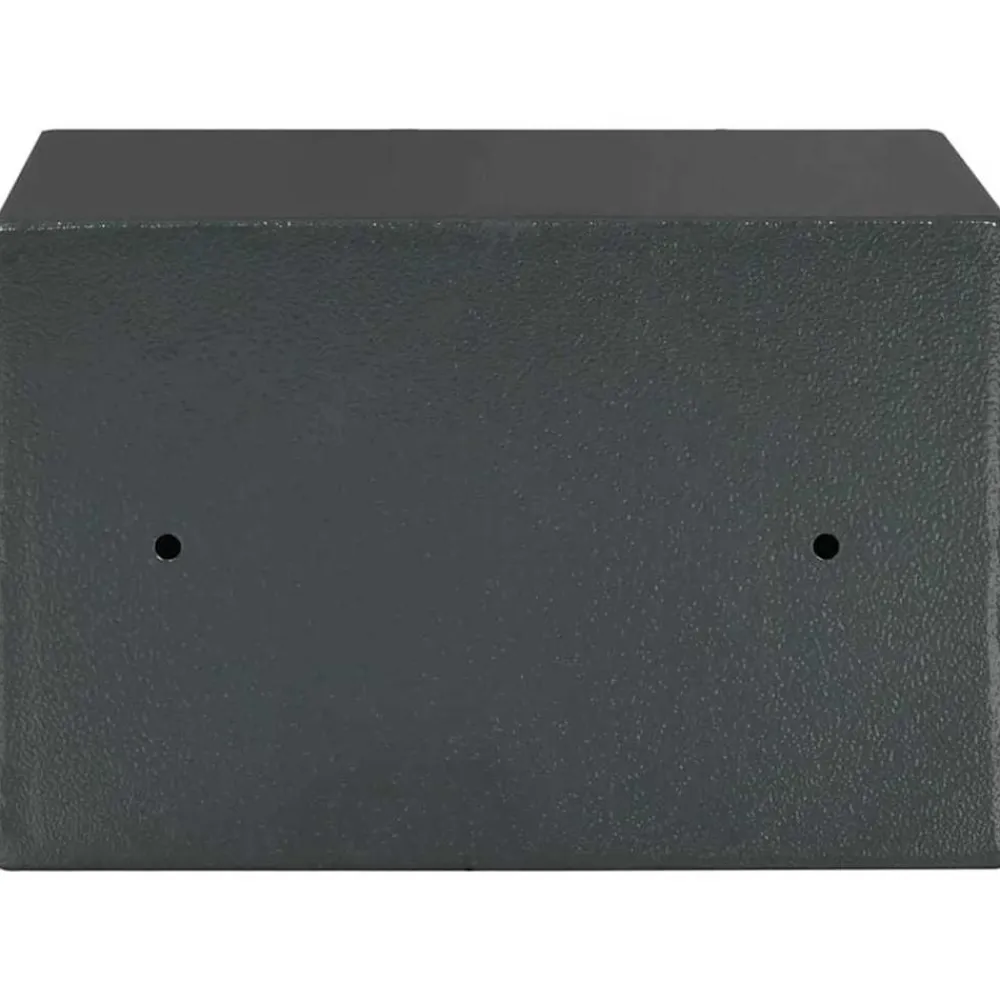 vidaXL Seguridad Empresarial Y Del Hogar-Caja fuerte digital Gris oscuro 31 x 20 x 20 cm Acero