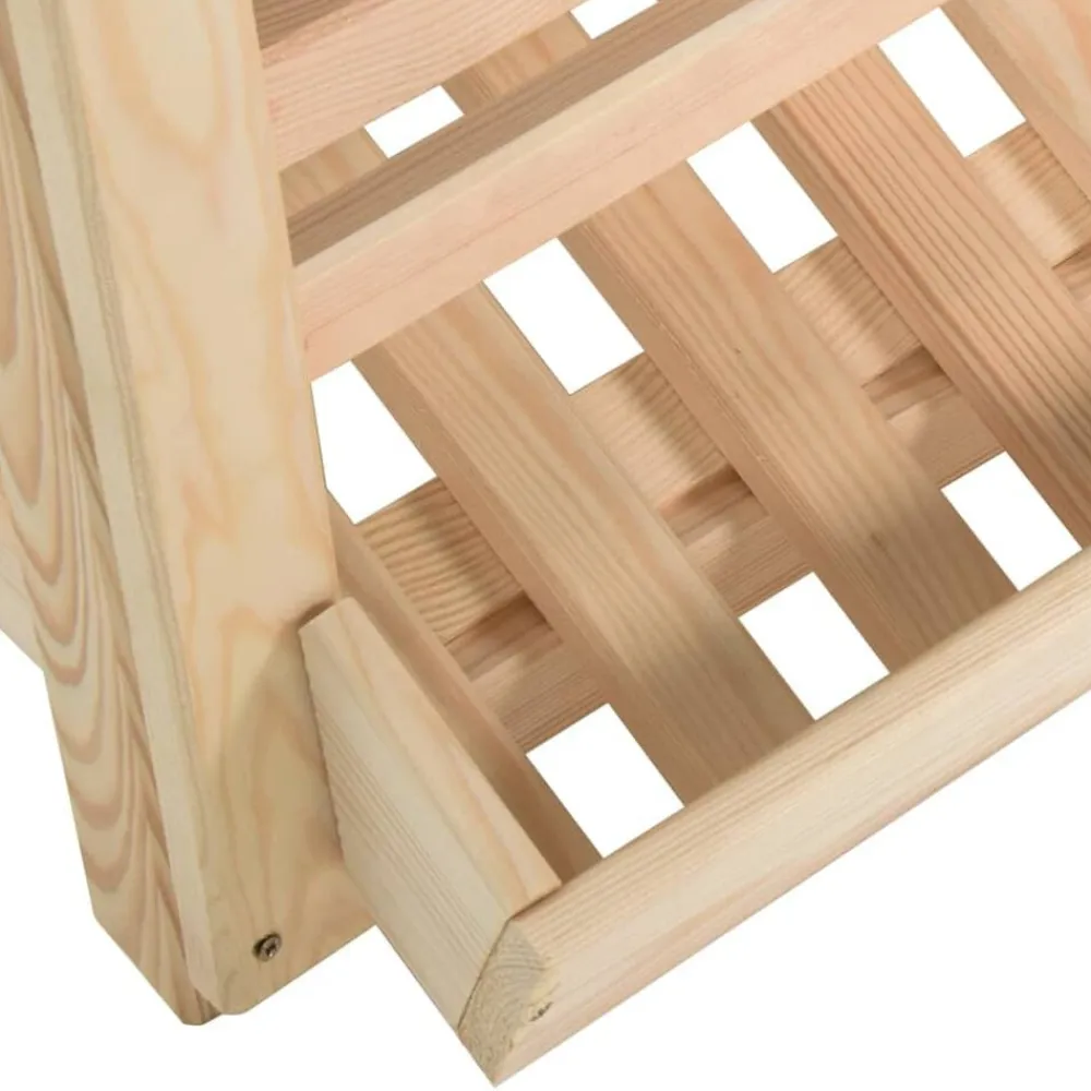 vidaXL Productos Del Hogar-Caja para patatas madera maciza de pino 60x40x50 cm