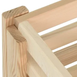 vidaXL Productos Del Hogar-Caja para patatas madera maciza de pino 60x40x50 cm