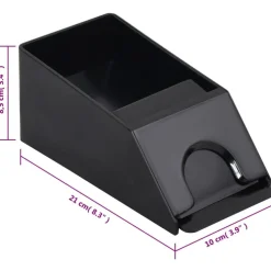 vidaXL Caja soporte de cartas para 2 barajas