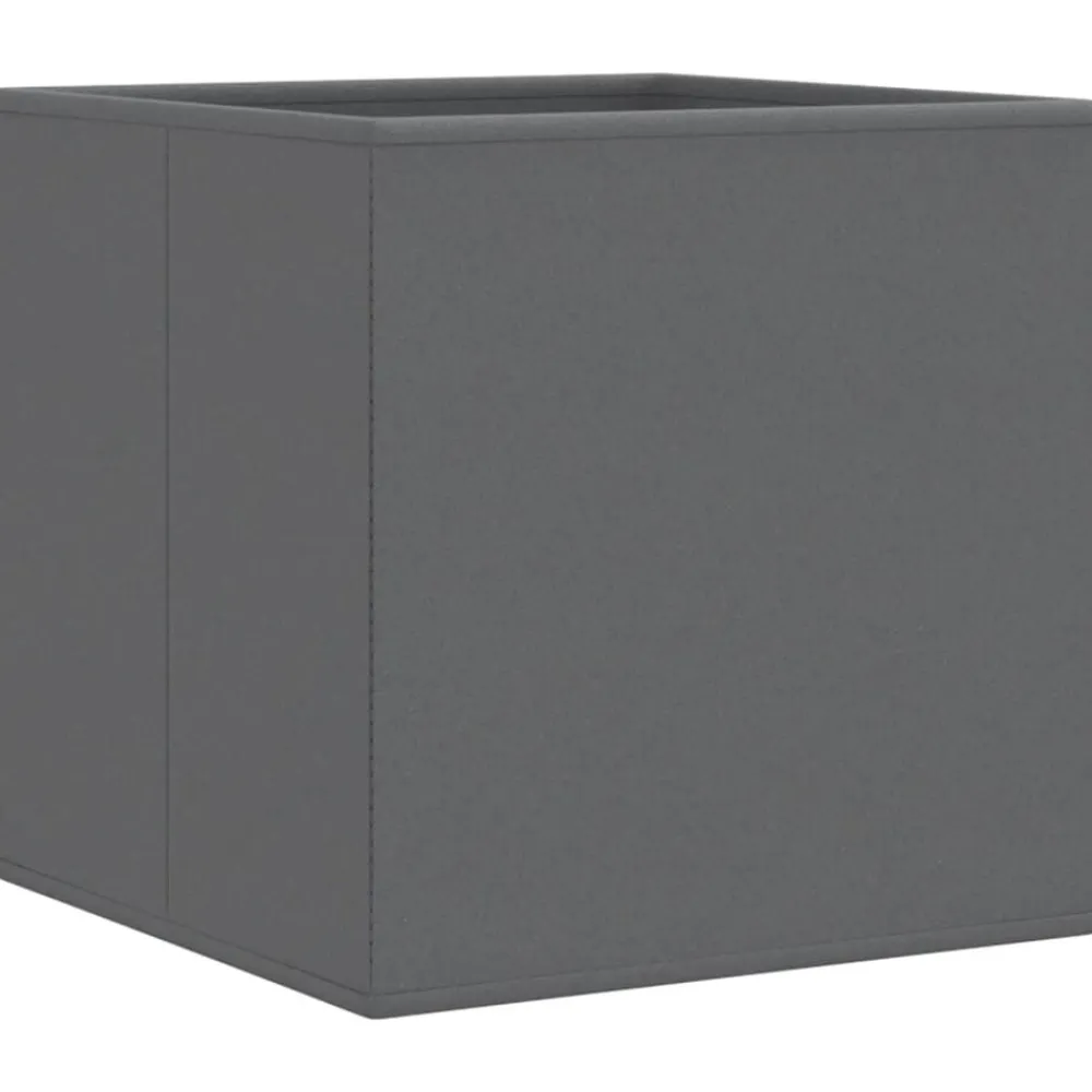 vidaXL Cajas almacenaje plegables 4 uds tela no tejida 32x32x32cm Gris Discount