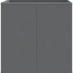vidaXL Cajas almacenaje plegables 4 uds tela no tejida 32x32x32cm Gris Discount