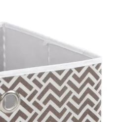 vidaXL Productos Del Hogar-Cajas almacenaje plegables 4 uds no tejida marrón 32x32x32 cm