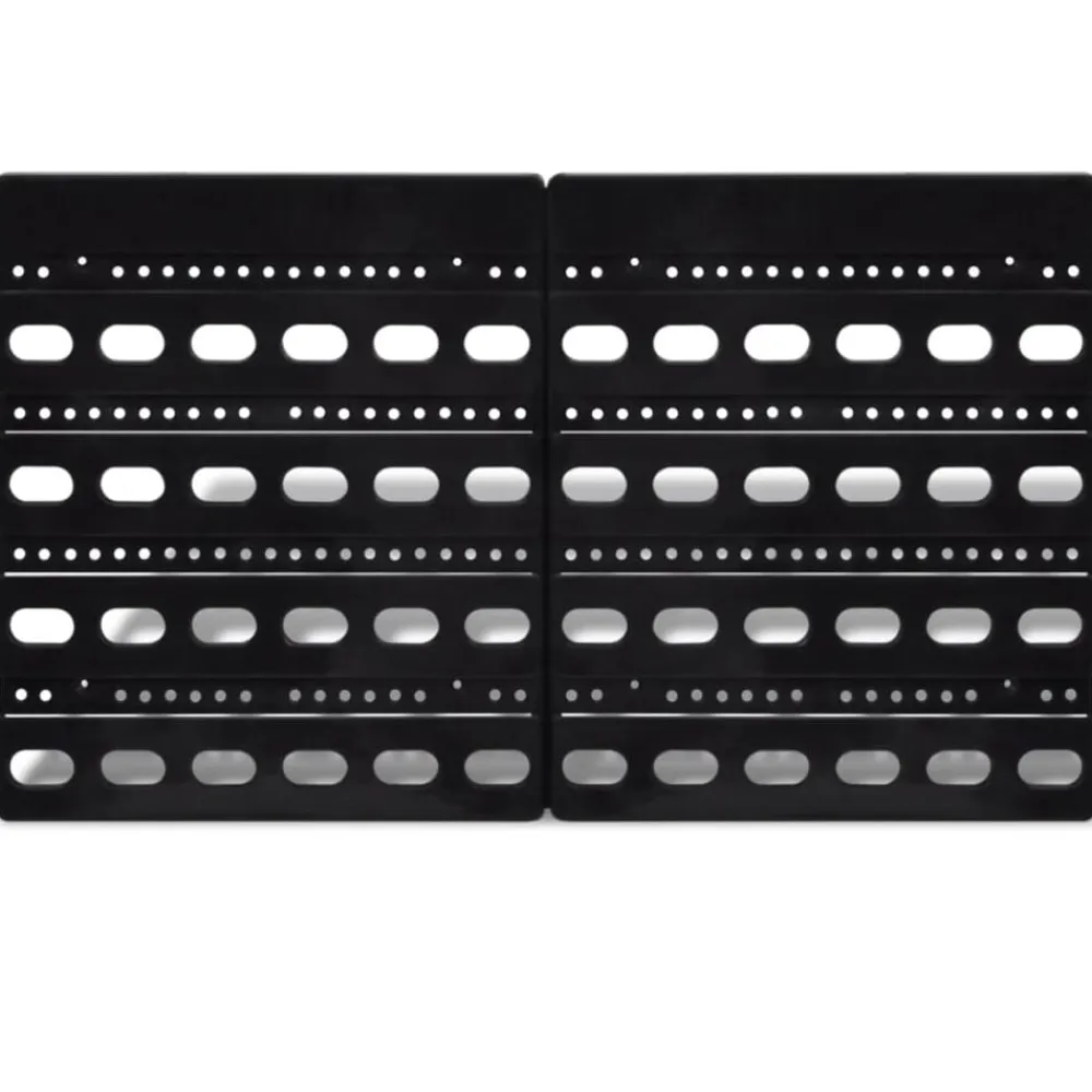 vidaXL Cajas de almacenaje de garaje de pared 30 pzas azul y rojo Hot