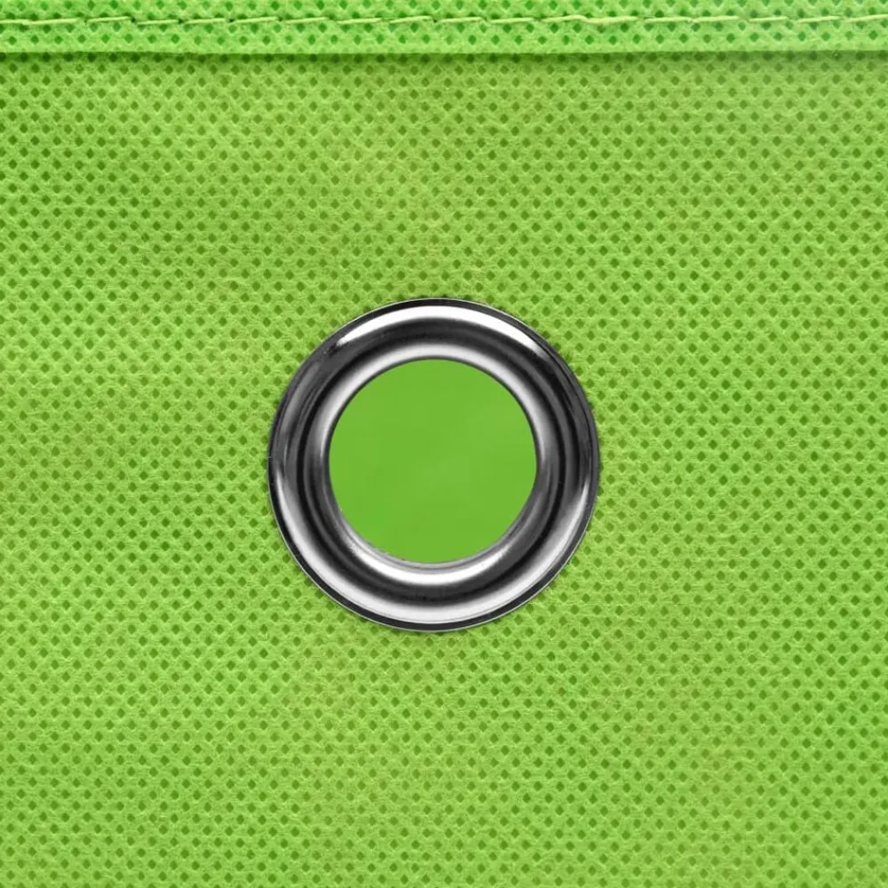 vidaXL Cajas de almacenaje 4 uds tela no tejida 28x28x28 cm Verde