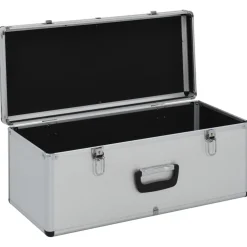 vidaXL Accesorios De Bricolaje-Cajas de almacenamiento 2 unidades aluminio