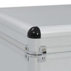 vidaXL Accesorios De Bricolaje-Cajas de almacenamiento 2 unidades aluminio