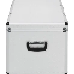 vidaXL Accesorios De Bricolaje-Cajas de almacenamiento 3 unidades aluminio