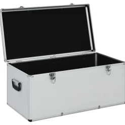 vidaXL Accesorios De Bricolaje-Cajas de almacenamiento 3 unidades aluminio