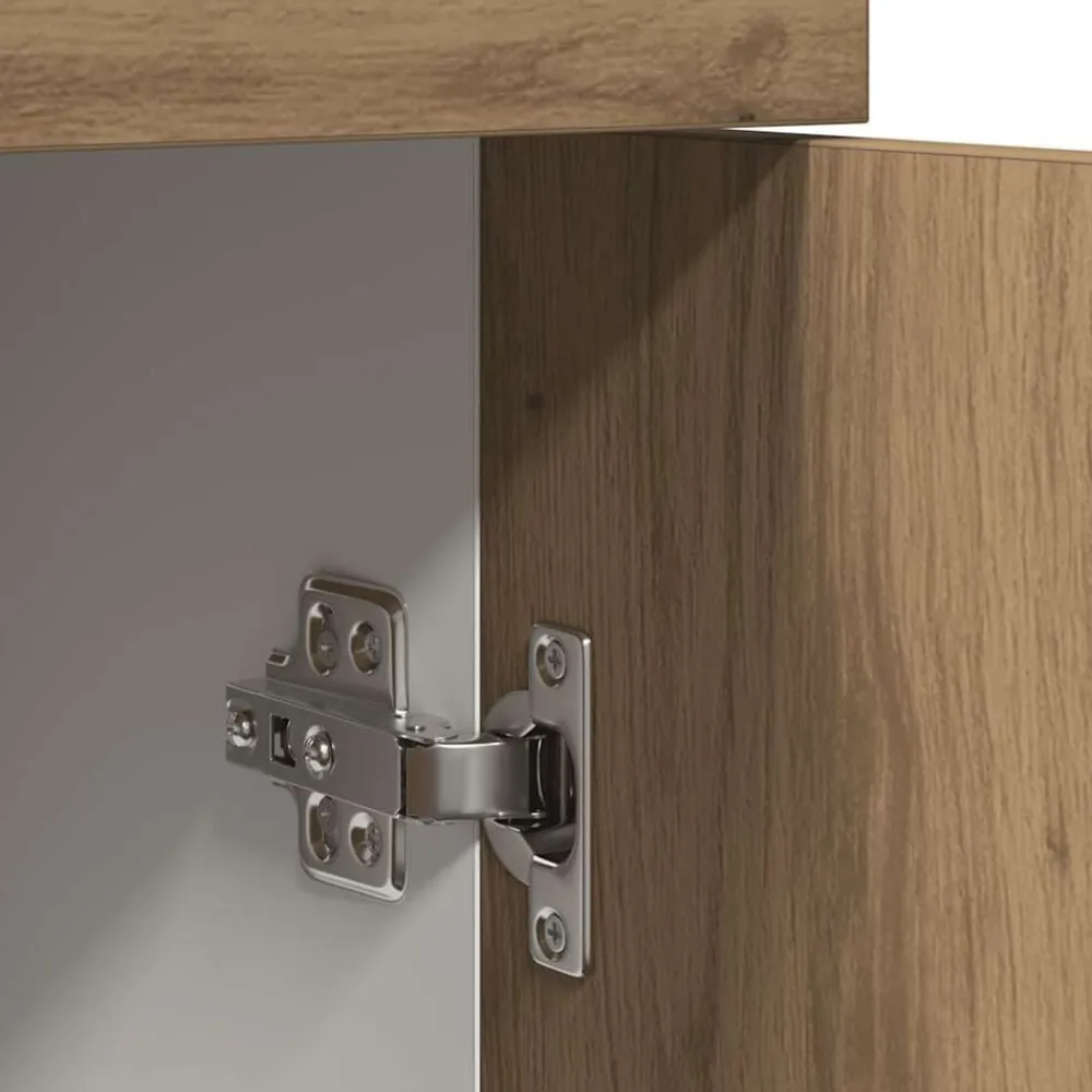 vidaXL Armarios Y Almacenamiento-Cajón bajo "Lyon" roble artesanal, 50x46x81,5 cm, madera de ingeniería