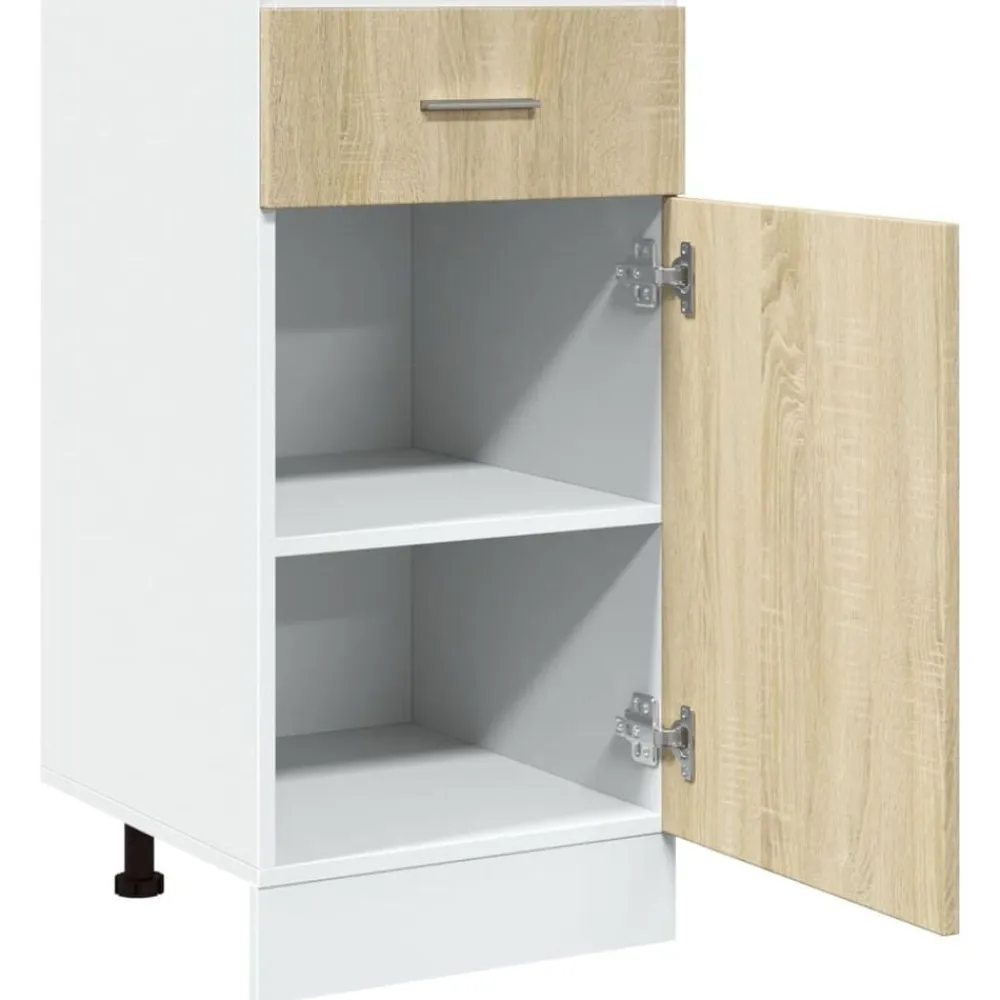 vidaXL Cajón bajo "Lyon" 40x46x81,5 cm Madera de ingeniería Roble Sonoma Online