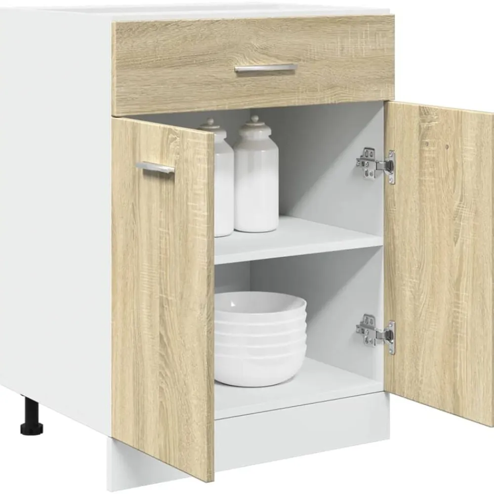 vidaXL Cajón bajo "Lyon" 60x46x81,5 cm Madera de ingeniería Roble Sonoma Online