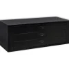 vidaXL Cajón de herramientas de metal con 3 cajones negro Hot